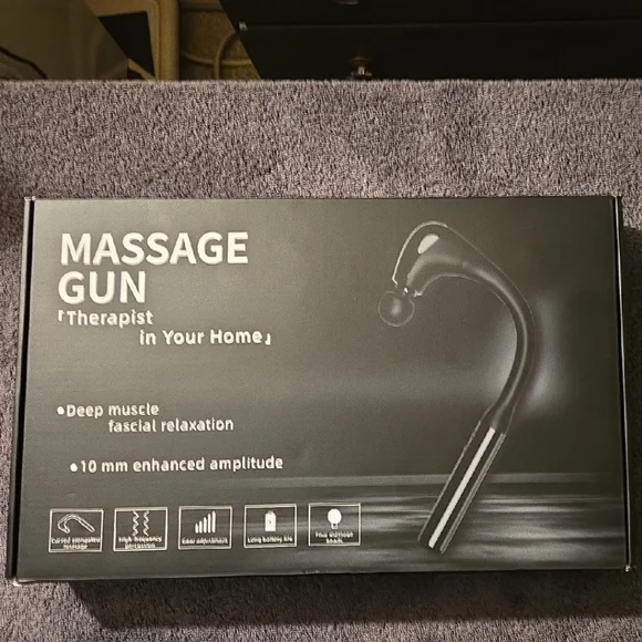 Massage Gun with Upgraded Extension Handle, 10MM Massage Gun Deep Tissue, Back M - Picture 1 of 2